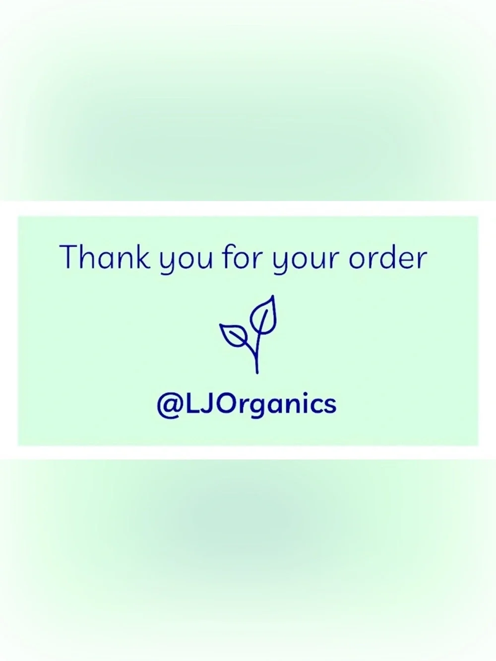 50 CUSTOM STICKERS - 2.25” x 1.25” “THANK YOU FOR YOUR ORDER” - W/ CLOSET NAME